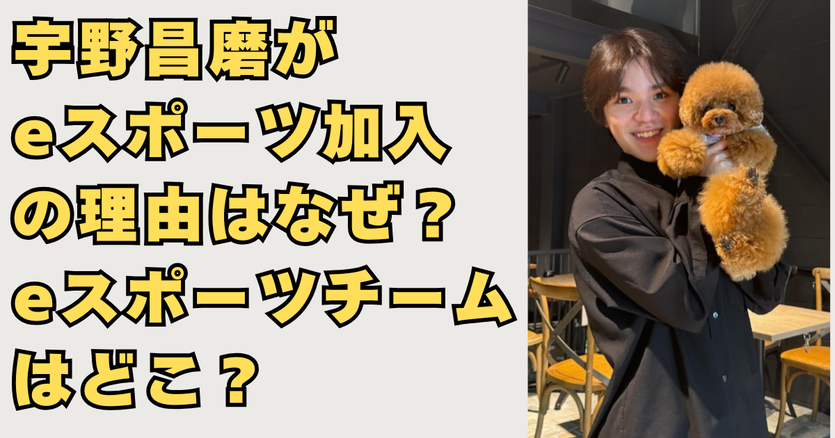 宇野昌磨がeスポーツ加入の理由の画像