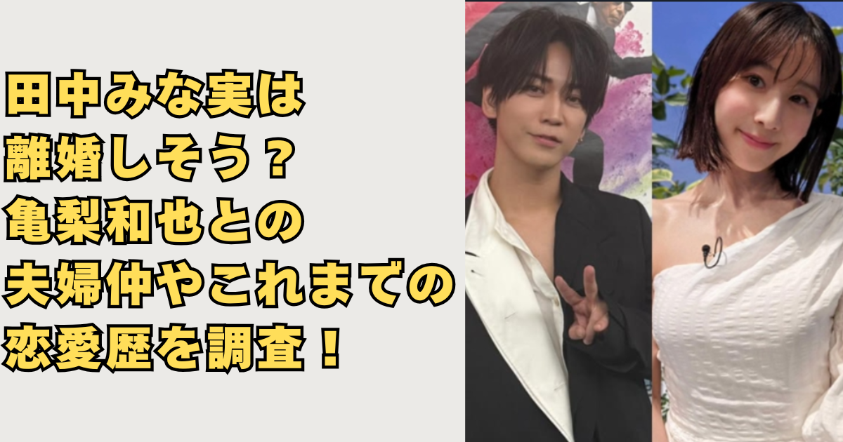 田中みな実は離婚しそうな画像